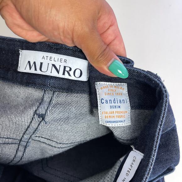 Atelier Munro 30x30 Selvedge Denim Tapered Mens Jeans Button Fly - Picture 7 of 10